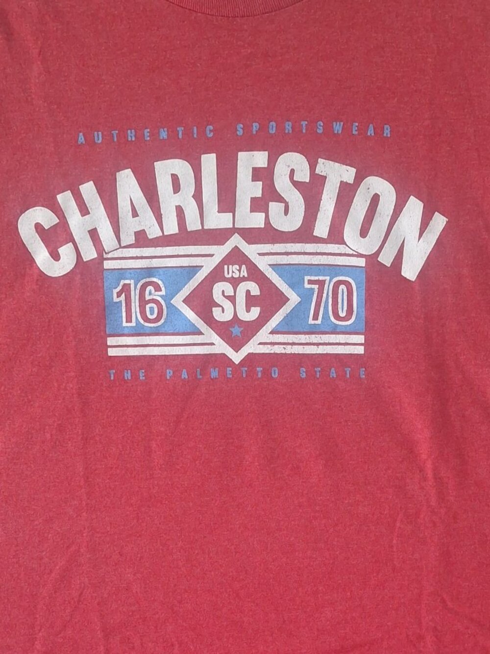 T Shirt Charleston South Carolina Authentic Sportswear Gildan Adult Size XL
